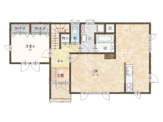 detached 鶴居南４丁目