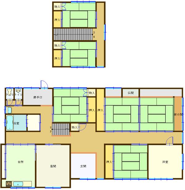 detached 藤琴字鳥谷場
