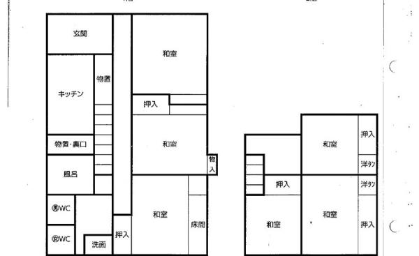 detached 藤里町藤琴字藤琴