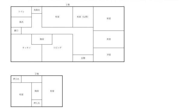 detached 藤里町粕毛字室岱