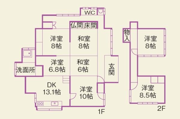 detached 長野地区（山辺、一貴山方面）