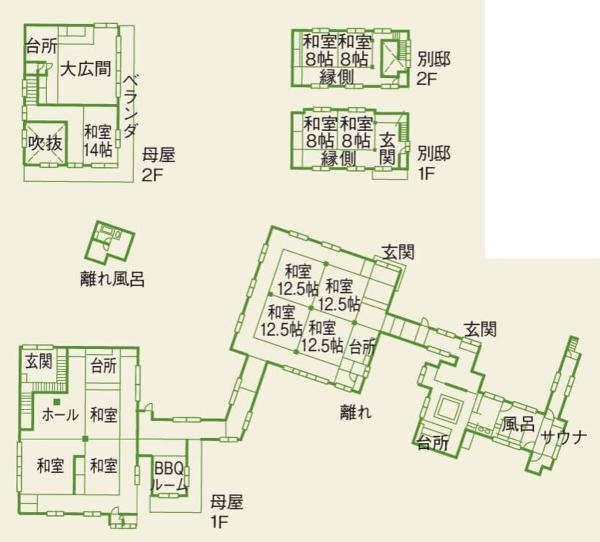 detached 有明山麓の別荘地