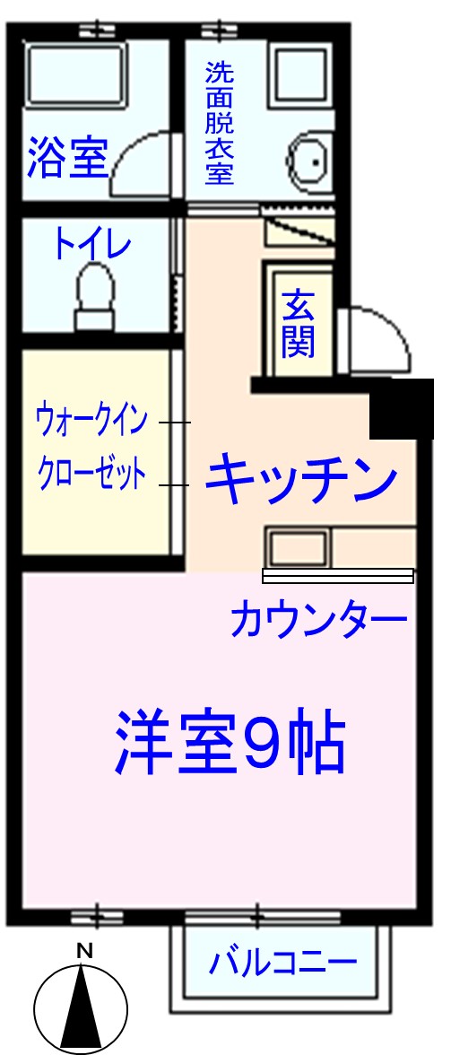 apartment 墨名（潮見台ガーデンコート１）