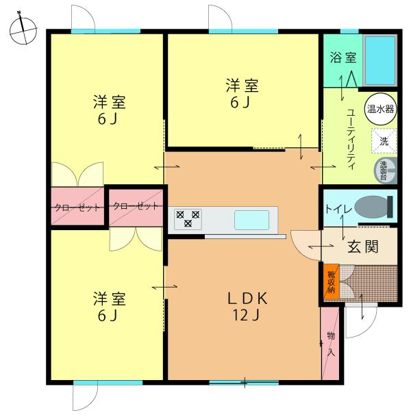 apartment 字士幌西２線