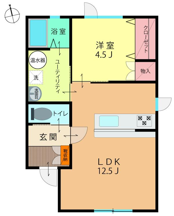 apartment 字士幌