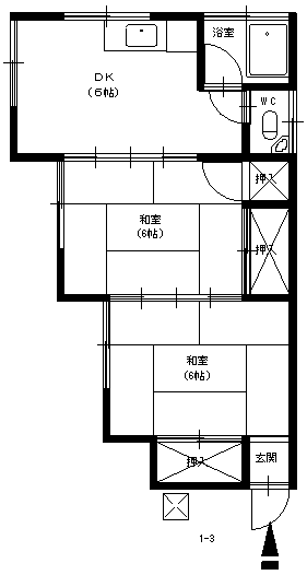 apartment 大和町
