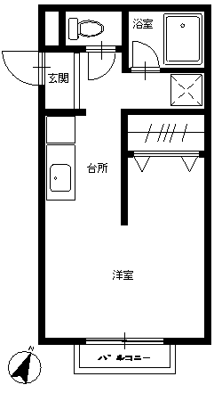 apartment 白岳町