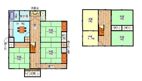 detached 岡山県美作市真加部 周辺情報を調べる