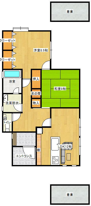detached 千葉県安房郡鋸南町中佐久間