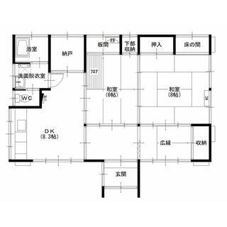 detached 喜多方市山都町木幡字中杭根丁