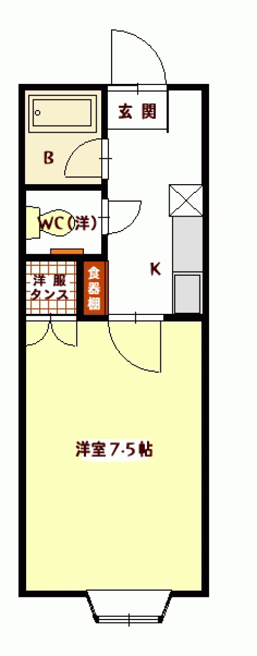 apartment 下津