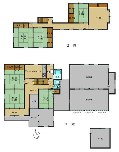 detached 長野県飯山市大字木島安田 地図を見る