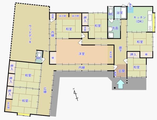 detached 伊那市美篶