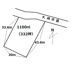  宮城県大崎市岩出山字細峯