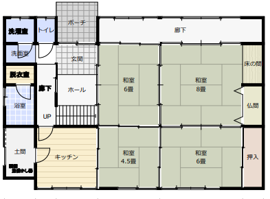 detached 長浜市南浜町