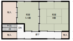 detached 長浜市南浜町