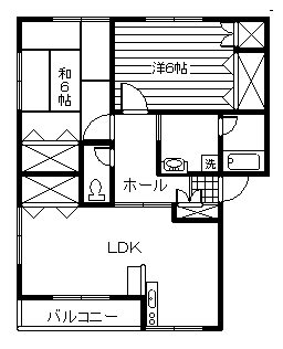 apartment 新里町鶴ヶ谷