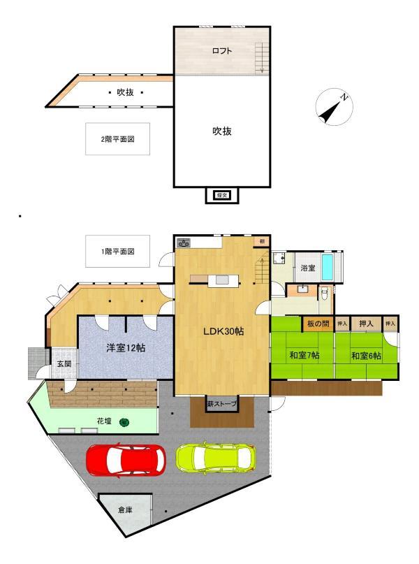 detached 熊毛郡平生町大字大野北