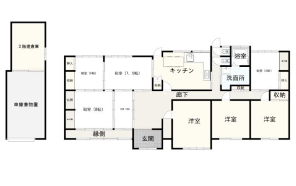 detached 海南市野上中